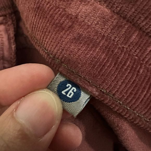 CITIZENS OF HUMANITY Avedon Low Rise Skinny Red Corduroy Jeans in Maroon - Picture 9 of 14